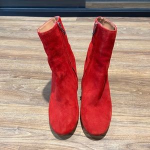 Halogen Red Booties